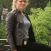 Jacqueline Byers NCIS NY 2026 Brown Leather Jacket