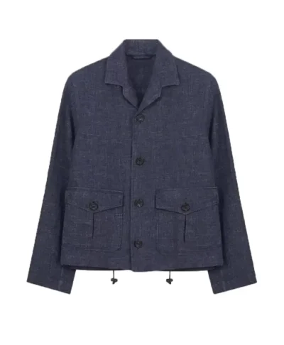 James Bond No Time To Die Blue Shirt Style Jacket