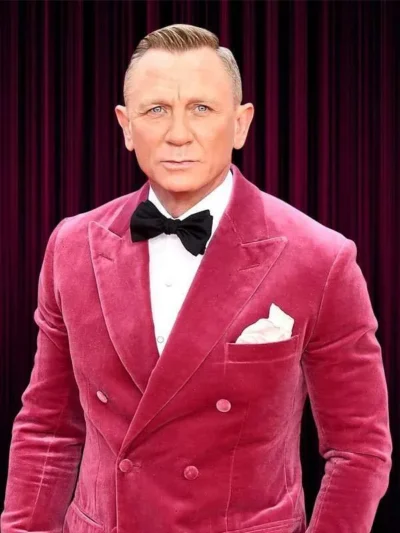 James Bond Pink Tuxedo Suit