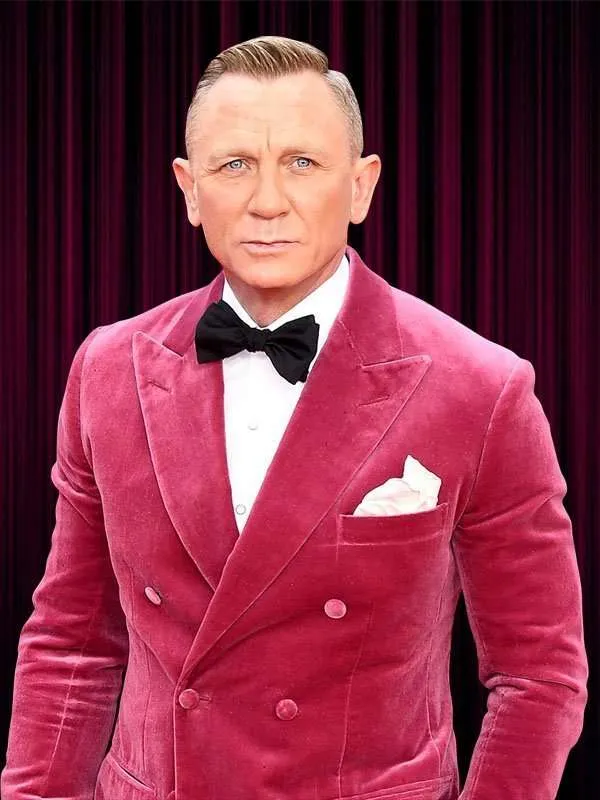 James Bond Pink Tuxedo Suit