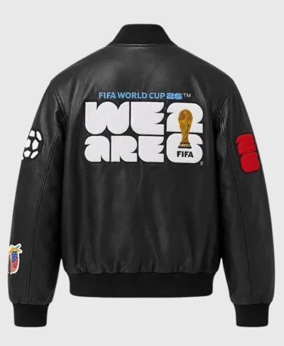 Jeff Hamilton World Cup 2026 Leather Bomber Jacket