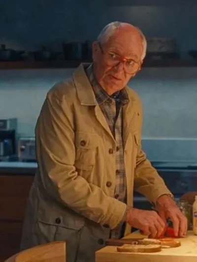 Jim Broadbent Jay Kelly Cotton Jacket