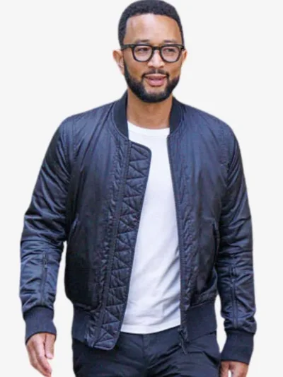 John Legend Venice Airport 2026 Bomber Jacket