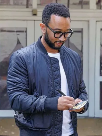 John Legend Venice Airport 2026 Bomber Jacket