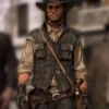 John Marston Red Dead Redemption 2 Black Leather Vest