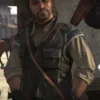 John Marston Red Dead Redemption 2 Black Leather Vest
