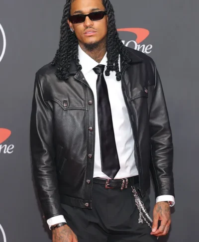 Jordan Clarkson ESPYS 2026 Black Leather Jacket