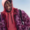 Juice Wrld Camouflage Puffer Winter Jacket