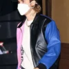 Justin Bieber Leather Bomber Jacket