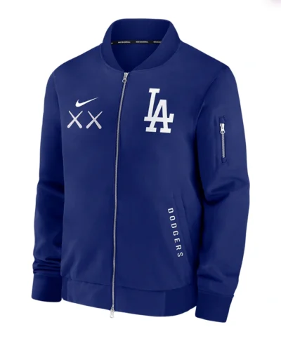 KAWS x Los Angeles Dodgers Dugout Bomber Jacket