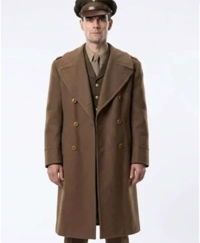 KJ Apa Jimmy 2026 Brown Military Coat