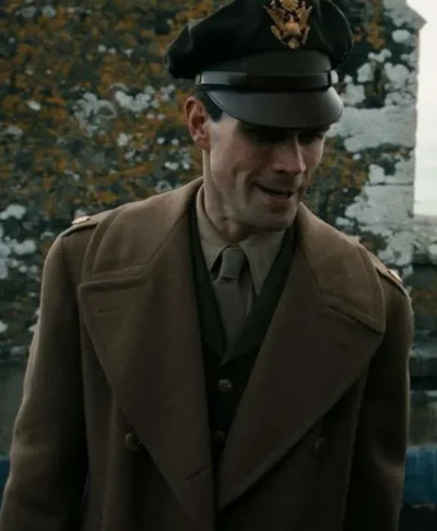 KJ Apa Jimmy 2026 Brown Military Coat