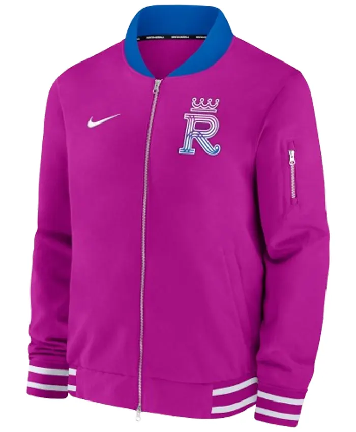 Kansas City Royals Nike Purple City Connect Jacket