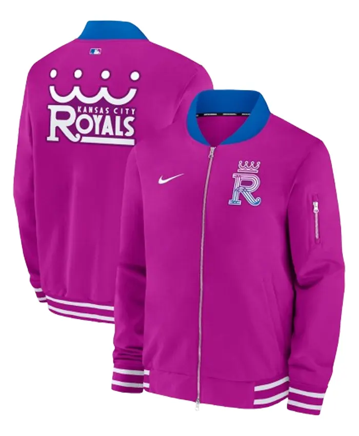 Kansas City Royals Nike Purple City Connect Jacket