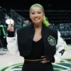 Kayce Kirihara WNBA Storm Cropped Jacket