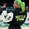 Kayce Kirihara WNBA Storm Cropped Jacket