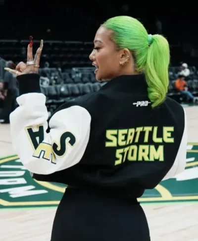 Kayce Kirihara WNBA Storm Cropped Jacket