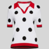Keke Palmer Password Season 3 Polka Dot Polo Shirt