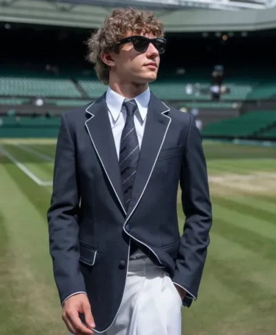 Kimi Antonelli Wimbledon 2026 Blue Blazer