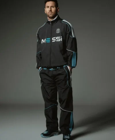 Kith x Lionel Messi x adidas Black Football Tracksuit