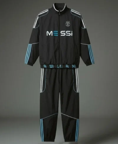 Kith x Lionel Messi x adidas Black Football Tracksuit