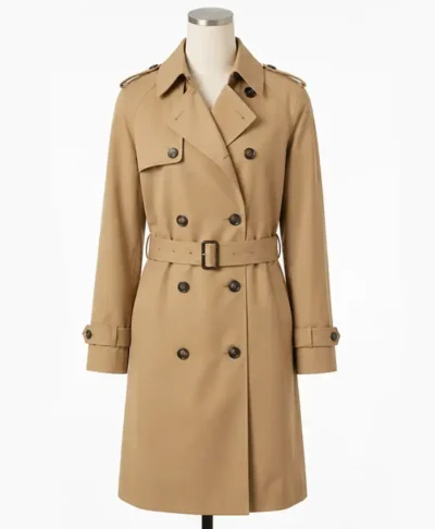 Kristin Scott Thomas Brown Coat