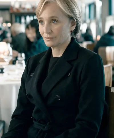 Kristin Scott Thomas Slow Horses Long Coat