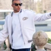 Kylian-Mbappe-Christian-Dior-White-Pink-Varsity-Bomber-Jacket