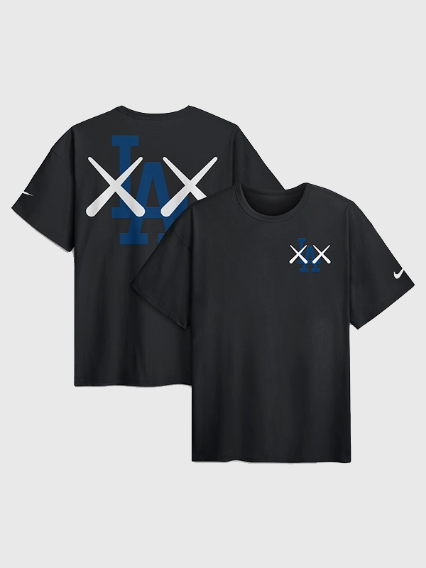 LA Dodgers Nike x KAWS Black Elevated Max90 T-Shirt