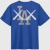 LA Dodgers Nike x KAWS Royal Elevated Max90 T-Shirt For Sale