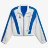 LA Dodgers Off-Season x MLB White Full-Zip Track Jacket