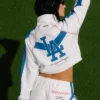 LA Dodgers Off-Season x MLB White Full-Zip Track Jacket
