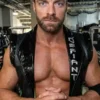 LA Knight WrestleMania 42 Black Leather Vest