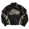 La Fam Retro Varsity Leather Jacket