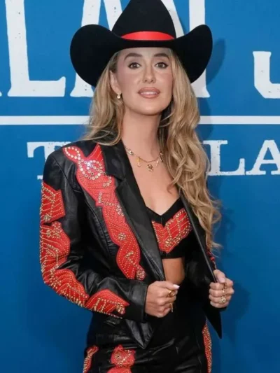 Lainey Wilson Alan Jackson Leather Jacket