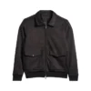 Lawrence Black Suede Bomber Jacket