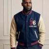 LeBron James Philadelphia 76ers Letterman Jacket