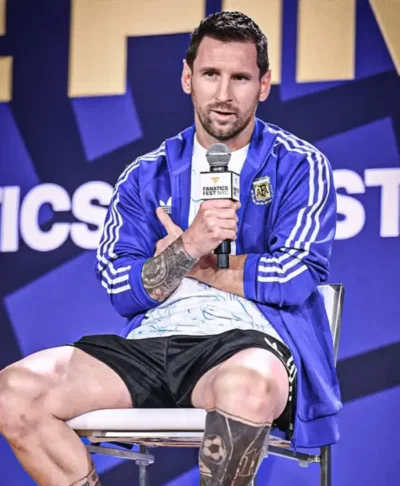 Leo Messi Fanatics Fest NYC 2026 Blue Jacket