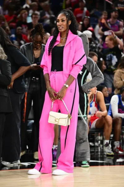 Lisa Leslie WNBA All-Star Weekend 2026 Pink Tracksuit