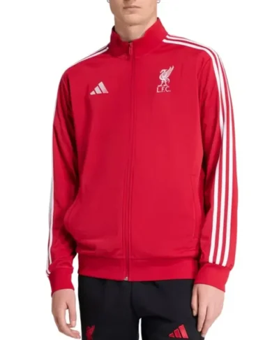 Liverpool FC Adidas DNA Red Full Zip Track Jacket