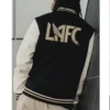 Los Angeles FC Black and White Letterman Jacket