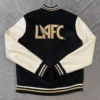 Los Angeles FC Black and White Letterman Jacket