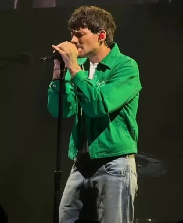 Louis Tomlinson Human Made Green Jacket