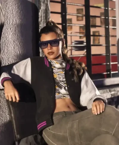 Lucia Caminos GTA VI Varsity Jacket