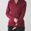 Lululemon Red And Black Polka Dot Scuba Jacket