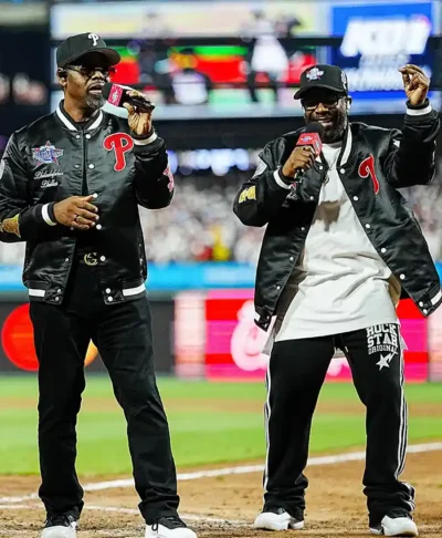 MLB All-Star Boyz II Men Satin Jacket