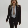 Madelyn Cline Dark Red Blazer