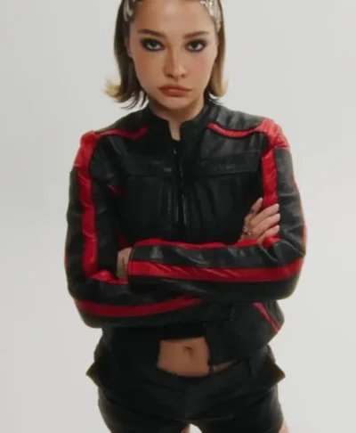 Madelyn Cline Diesel Leather Jacket