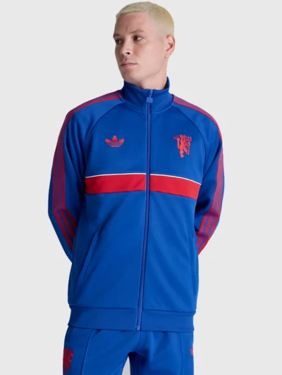 Manchester United x Adidas Blue Track Jacket
