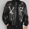 Mark Gonzales Y-3 Leather Biker Jacket